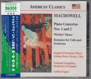 [CD/Naxos]マクダウェル:ピアノ協奏曲第1番イ短調Op.15&ピアノ協奏曲第2番ニ短調Op.23他/S.ブルッツマン(p)&フェイゲン&アイルランド国立SO