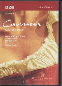 [2DVD/Opus Arte]ビゼー:歌劇「カルメン」全曲/A.S.v.オッター&M.ハドック他/P.ジョルダン&ロンドン・フィルハーモニー管弦楽団 2002.8