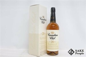 ◇注目! カナディアンクラブ 20年 750ml 40％ 箱 カナディアン