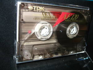 使用済み　中古　カセットテープ　TDK　AE120　Type1　ノーマル　120分　1本　爪あり　No1802　スリムケース