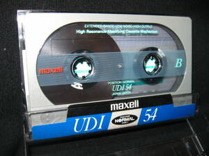 使用済み　中古　カセットテープ　日立Maxell　UD1　Type1　ノーマル　54分　1本　爪あり　No1805　