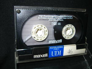 使用済み　中古　カセットテープ　日立Maxell　UD1　Type1　ノーマル　54分　1本　爪なし　No1804　