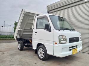 Subaru、Sambar Truck、ローDump truck、5MT、4WD.Air conditioner、Power steering、Vehicle inspection1989included！仙台〜、timing belt済、込み込み！