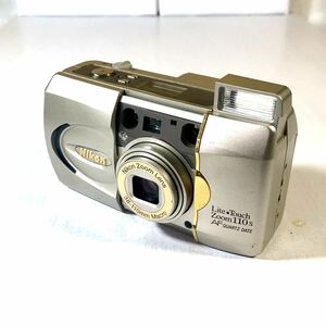 m607 フィルムカメラ【NIKON LITE TOUCH ZOOM 110S】コンパクトフィルムカメラ ニコン 全自動 ハイブリッド