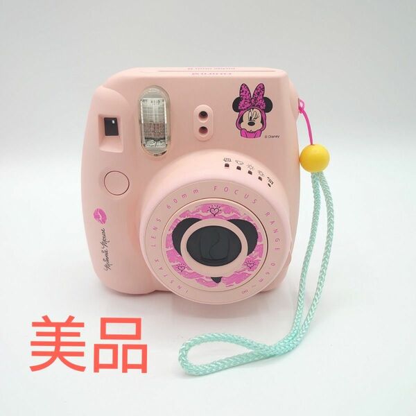 instax mini8 本体　ミニーマウス　ピンク　FUJIFILM インスタントカメラ　チェキ