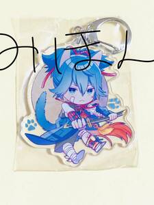 # whirligig .. pipette acrylic fiber key holder ak key Touken Ranbu [ small night left character ] unopened same person #