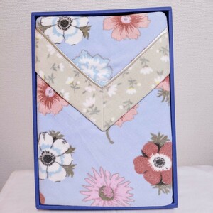  floral print cotton blanket * single 