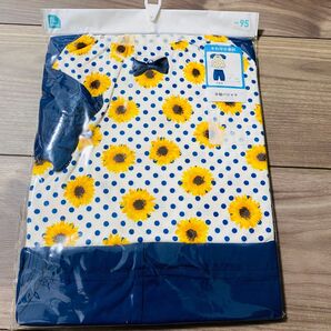 【新品未開封】95cm 半袖パジャマ上下セット ひまわり ネイビー