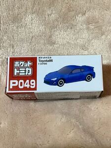 ◆ポケットトミカ　P049 トヨタ86　Toyota86 ◆ 青 ◆