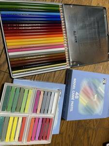 n- bell цвет пастель + Mitsubishi цветные карандаши 
