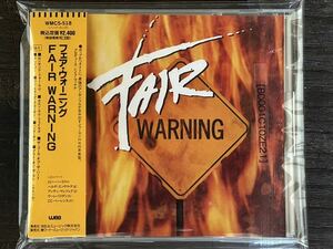 [CD]Fair Warning /フェアー・ウォーニング デビュー作！前身バンドはZENO 曲のバリエーションの豊かさ 随所で聴かせる分厚いコーラス！