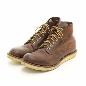 *514164 RED WING Red Wing * Work boots Classic round 9111 size 9D/27.0cm leather men's USA made Brown 