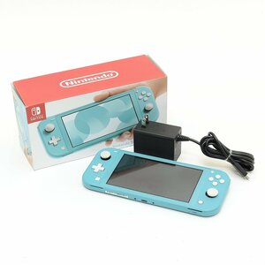 ▽516311 【動作品】Nintendo ニンテンドースイッチライト Switch Lite ※状態 HDH-001 ターコイズ