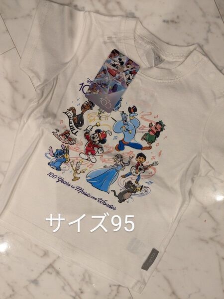 【新品タグ付き】ディズニー ミッキーマウス Tシャツ 半袖 サイズ95
