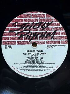 King Of Swing - Swing That Body / Get Up To Get Down Strictly Rhythm - SR 1244 ,Vinyl ,12, 33 1/3 RPM ,Stereo, US 1991