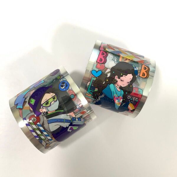 U157.【中古】差只小恐 POP BOB マスキングテープ PET