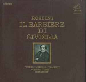 A00596061/□LP3枚組ボックス/Peters/Merrill/Valletti/Corena/Tozzi/Leinsdorf「Rossini/Il Barbiere Di Siviglia」