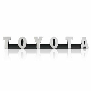 【正規品】 トヨタ純正部品 40系 FJ40 BJ40 ランクル エンブレム 1個 TOYOTA グリル用 ロゴ リア リヤ 横幅27.5cm 高さ3.7cm