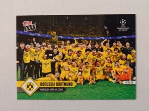 topps now カード ボルシア・ドルトムント Borussia Dortmund #128 Wembley here we come トップスナウ card ucl ブンデスリーガ 2