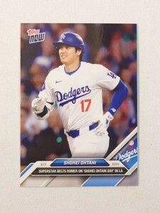 topps now カード 大谷翔平 #202 ロサンゼルス・ドジャース Los Angeles Dodgers トップスナウ card MLB Shohei Ohtani ファイターズ 2-10