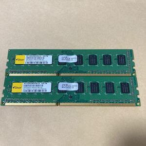 デスクトップ用メモリ PC3-10600U 2GB ×2枚組 = 4GB 