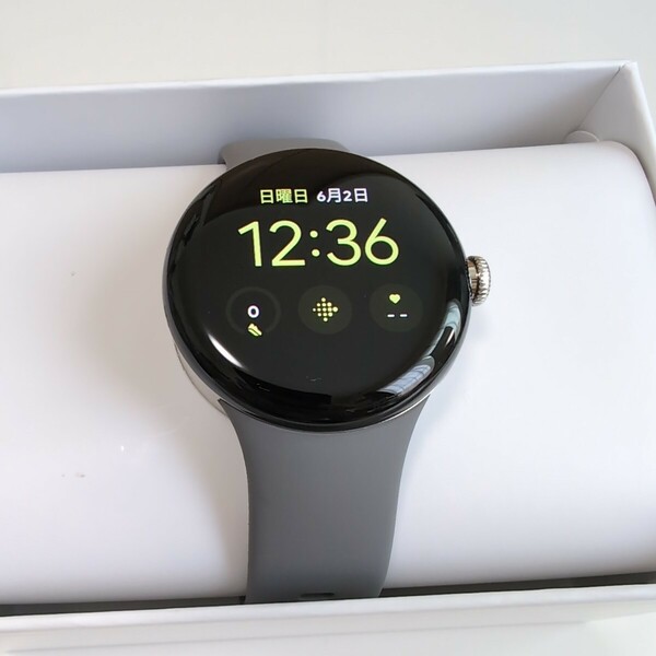 Google Pixel watch 初代 WiFiモデル　交換バンド＆ケース付き