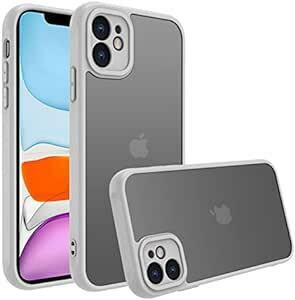 iPhone 11 ケース iphone 11 ケース スマホカバー 耐衝撃 指紋防止 滑り止め マット半透明 黄ばみなし レンズ