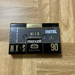 マクセルmaxell METAL MX S 90分 メタルカセットテープ1本