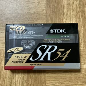 TDK SR 54分TYPEⅡハイポジカセットテープ1本