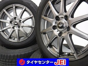 16インチ WM02 バリ溝 205/60R16 6.5J+53 114.3 ノア/ヴォクシー 中古スタッドレスホイール【4本セット】送料無料(ASA16-0799）