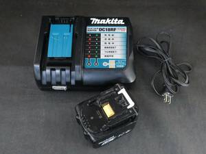 1円～　マキタ makita 充電器　DC18RF　純正バッテリ　BL1450　動作品