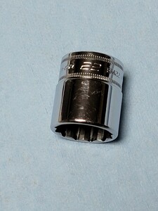 22mm 3/8 シャロー スナップオン FM22 (12角) 中古品 保管品 SNAPON SNAP-ON シャローソケット ソケット Snap-on 
