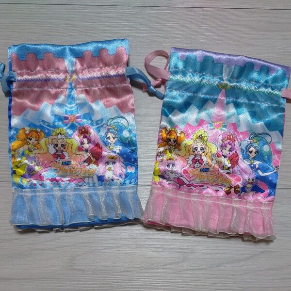 プリンセスプリキュア・映画特典ミニ巾着・美品