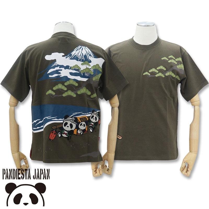 パンディエスタ 日本テイスト オーバーサイズ 半袖 Tシャツ 554859 カー