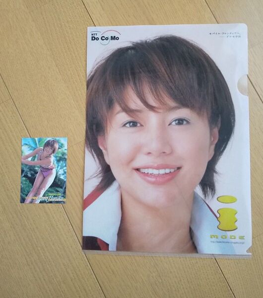 井川遥 クリアファイルとトレーディングカードセット