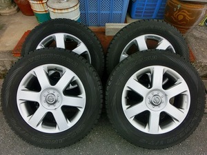 2かAS スタッドレスタイヤ ヨコハマ GEOLANDAR 225/65R17 102Q アルミホイール付 4本 セット 日産 ニッサン