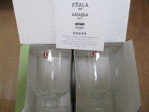  iittala Len pi glass clear pair elected goods 