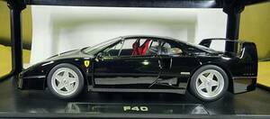 KK scale 1/18 Ferrari F40 ブラック　レッドシート　ダイキャスト製　フェラーリ　黒　kkスケール