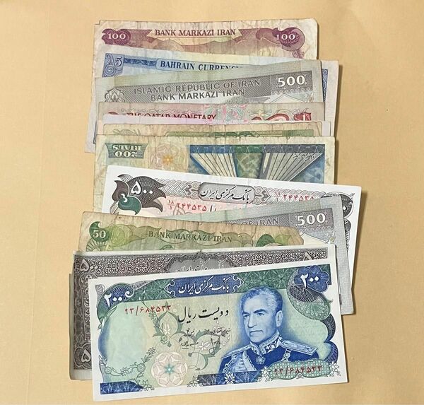 イラン　紙幣　まとめ　外国