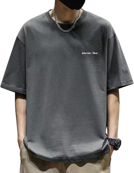 メンズ tシャツ 半袖 夏 おしゃれ 無地 綿 薄手 XL