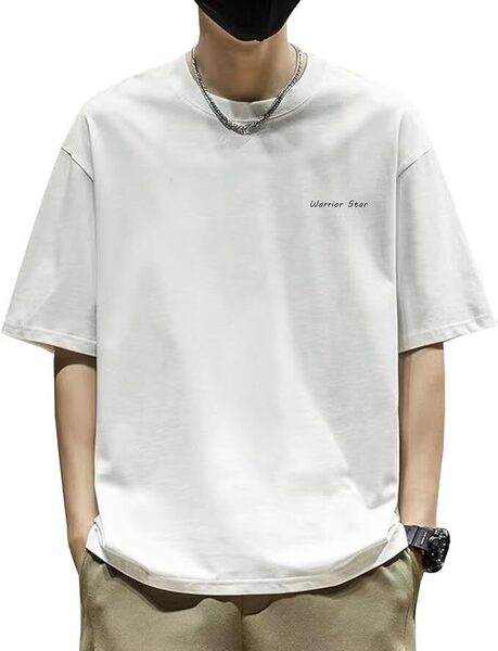 メンズ tシャツ 半袖 夏 おしゃれ 無地 綿 薄手 XL