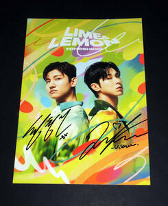  Tohoshinki * with autograph * Japan single [Lime & Lemon]CD (Photobook Ver.)