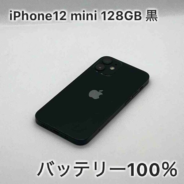 iPhone12mini　128GB ブラック　SIMフリー　