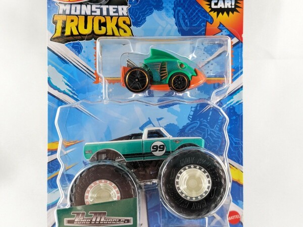 US版 ホットウィール モンスタートラック ピュアマッスル ピラニア ミニカー同梱版 Hot Wheels Pure muscle Piranha GRH81 