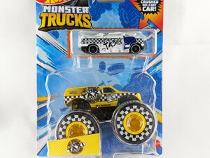 US版 ホットウィール モンスタートラック タクシー ミニカー同梱版 Hot wheels monster truck Taxi GRH81