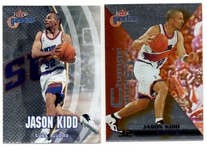 NBA 00-01 Fleer Game time 　Jason Kidd ジェイソン・キッド 2枚（種）新品ミント状態品