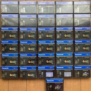 中古　MiniDVテープ　80分　31巻　Panasonic データ消去済　ミニDVカセットテープ