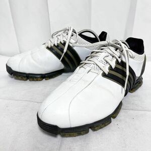 和335★② adidas GOLF アディダス ゴルフシューズ TOUR360 3.0 25.5 US8 メンズ ホワイト ブラック