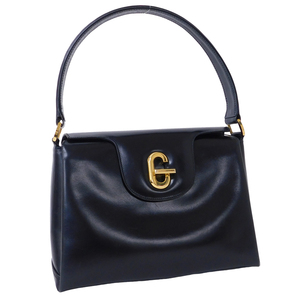 1 иен # превосходный товар Gucci ручная сумочка кожа оттенок черного женский формальный 406*000*1080 GUCCI #E.Cslo.tI-14