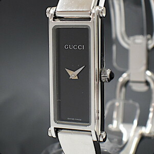1 иен * работа товар прекрасный товар GUCCI Gucci браслет часы женские наручные часы 1500L кварц нержавеющая сталь *E.Brul.zE-20